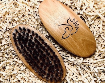 Cepillo para barba de pelo de jabalí