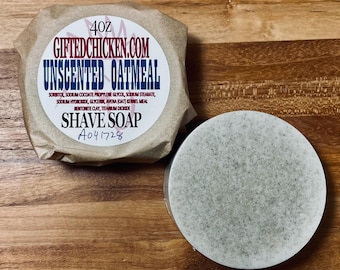 Bezzapachowe mydło owsiane do golenia