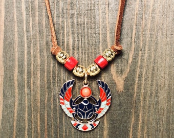 Necklace, Scarab