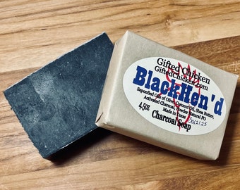 Savon au charbon de bois, BlackHen'd