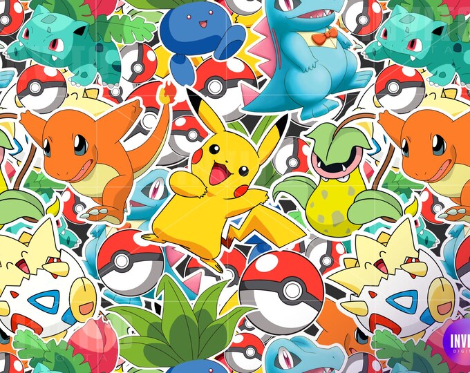 Pokemon Design Pattern Triangles This item is unavailable - Etsy