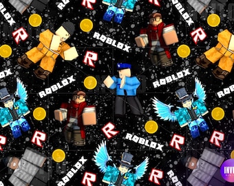 Digital Game seamless pattern, Digital robloxx pattern use in printing, instant Download