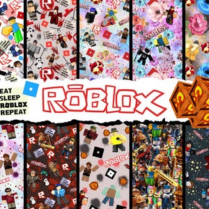 Digital 10 Game nahtloses Muster, Digital robloxx Muster Bundle, sofortiger Download