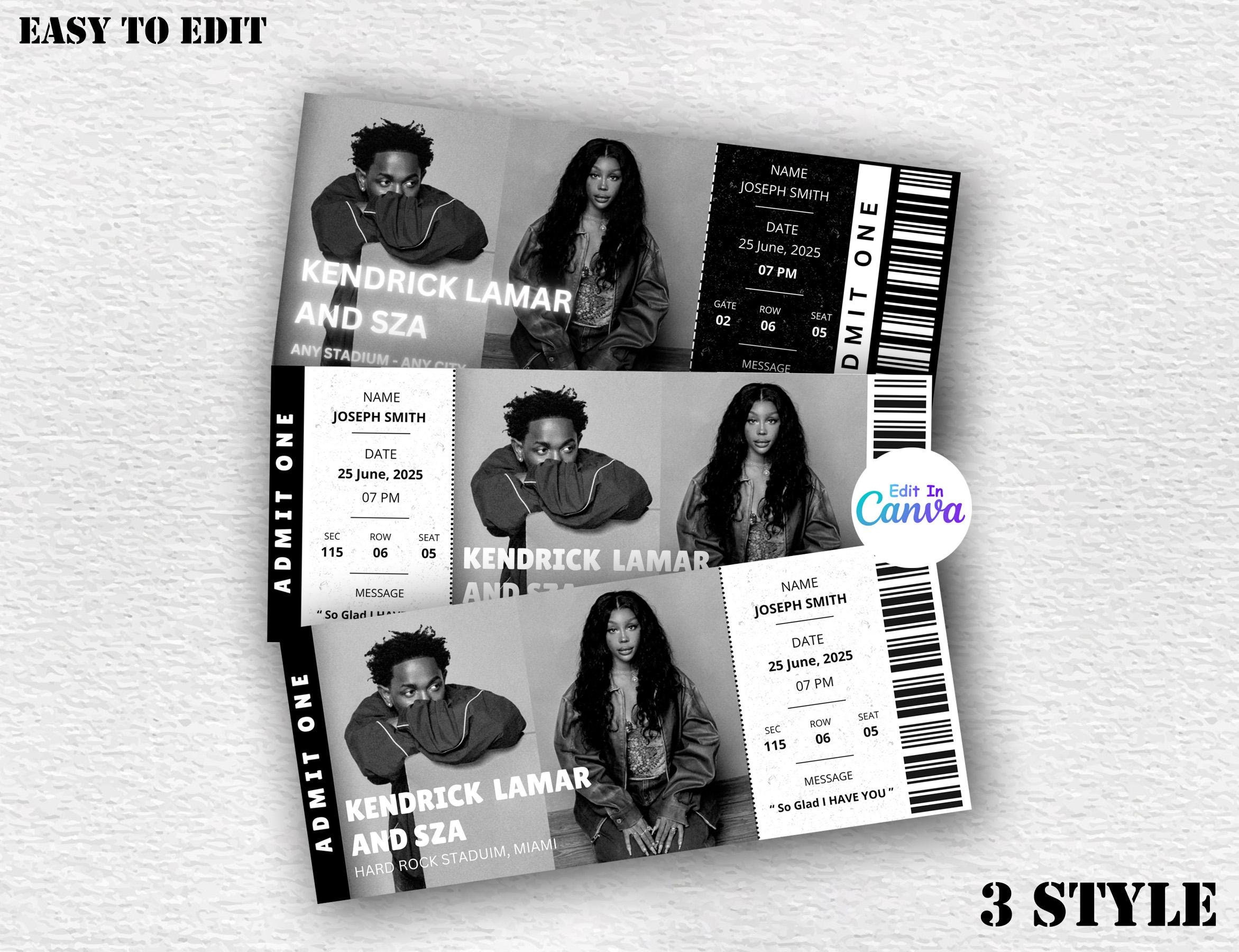 Kendrick & Sza In London: The Ultimate Ticket Buying Guide! - z2p4akr