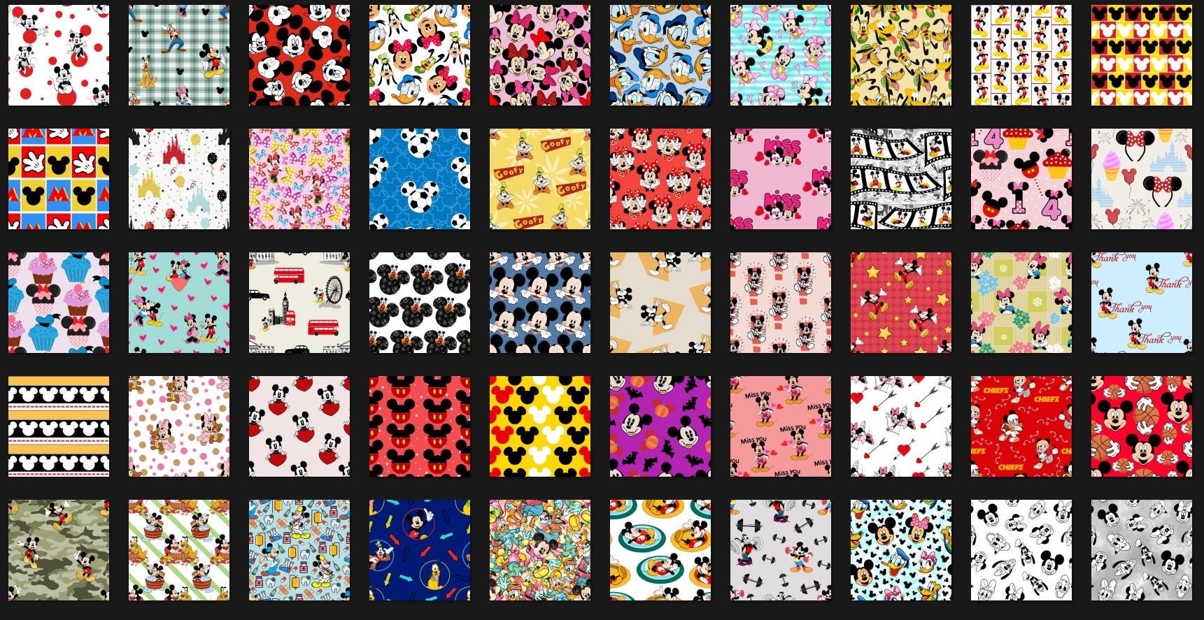 Digital 210+mouse Seamless Pattern, Digital Mouse Pattern Paper Bundle ...