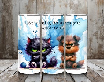 I don&#39;t like mondays 20 oz tumbler wrap, sublimation design templates, png straight Digital Download.
