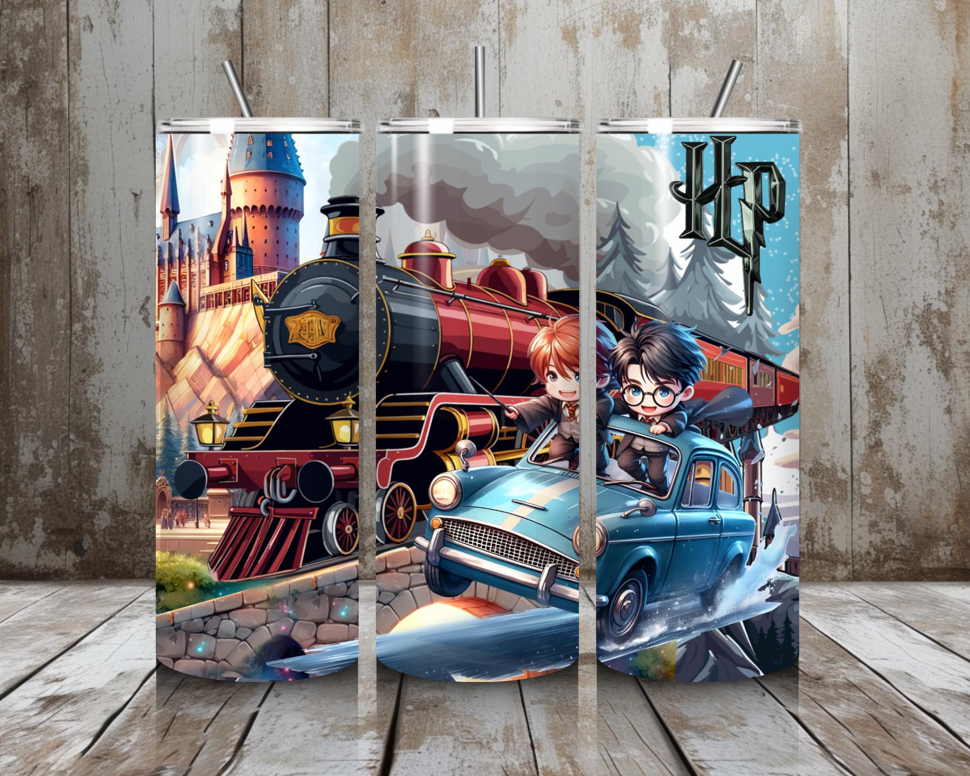 Harry Potter and Ron 20oz Tumbler Wrap, Sublimation Design Templates, PNG Digital Download.