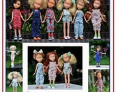 Jumpsuit & Sunsuit Pattern Tutorial Pictorial PDF Doll Clothes Fits 9" Dolls