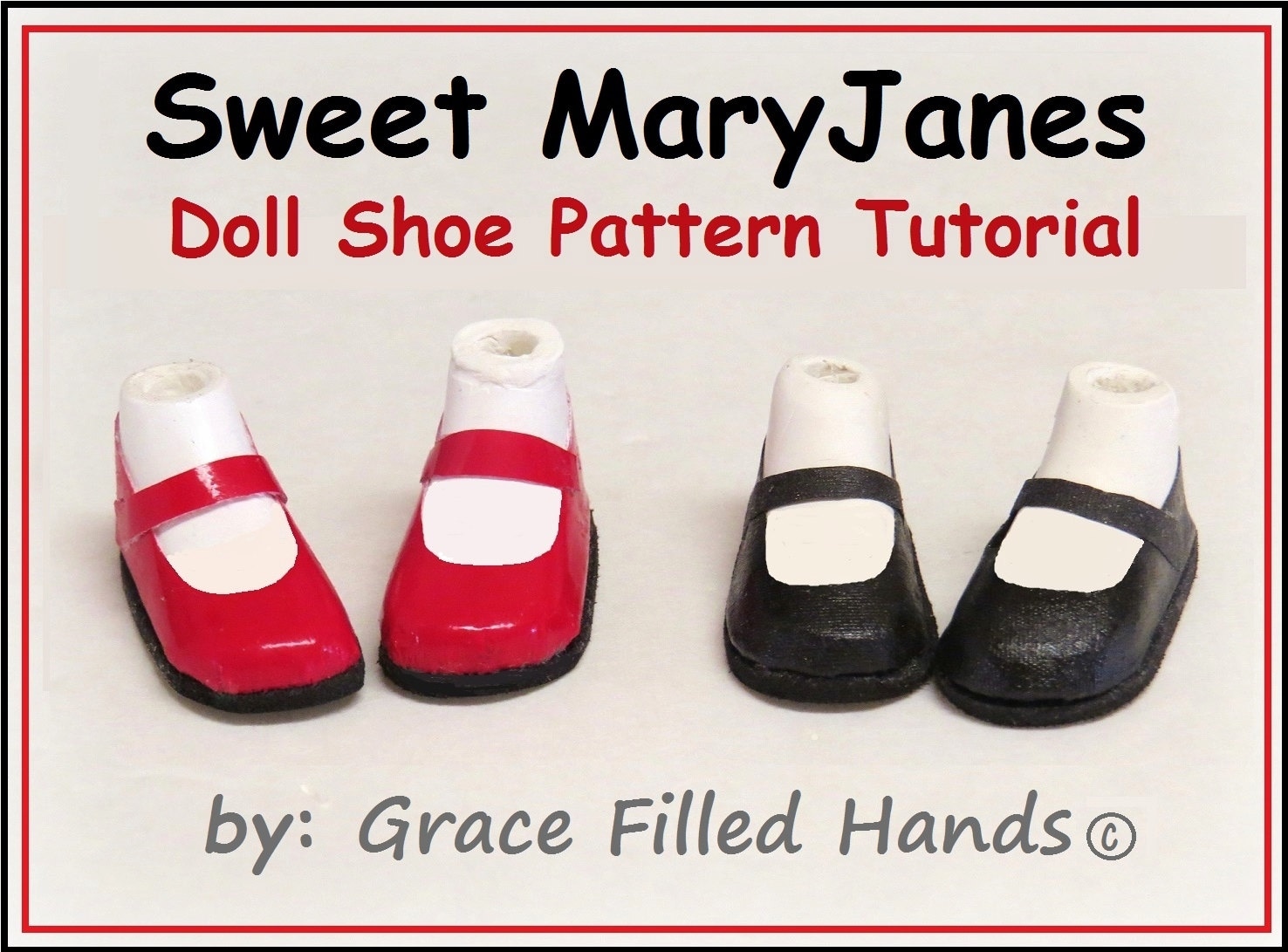 DigitalTutorial on making Doll Shoes 2 Completely differendels of Footwear for Dolls. High heel shoes & Mocassins