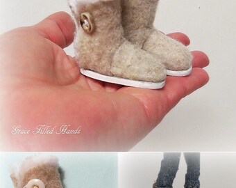 Hugg Doll Boots Pattern PDF Tutorial Pictorial for Your Bratz Moxie Dolls Feet