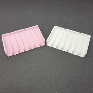 Self Draining Soap Dish - Bathroom Bar Soap Holder - Made in U.S.A.