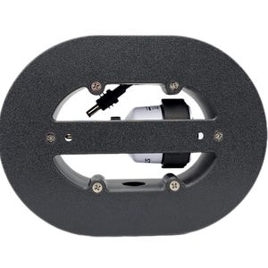 dark grey cable management spool for Starlink Mini antenna