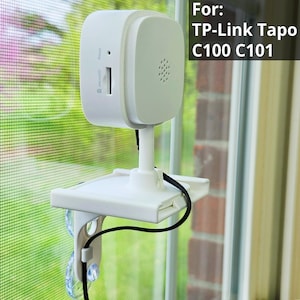 Window Mount Stand for TP-Link Tapo C100 C101 - Smart Camera Holder, Made in USA
