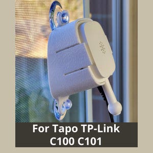 20 Degree Window Mount for TP-Link Tapo C100 C101 - Smart Home Accessory - Made in U.S.A.