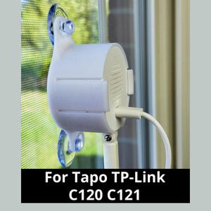 Window Flat Mount for Tapo TP-Link C120 C121 - Smart Home Security Accessory - Made in U.S.A.