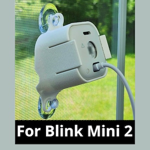 20 Degree Angle Window Mount for Blink Mini 2 - Smart Home Security Accessory - Made in U.S.A.
