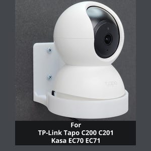 Wall Mount for TP-Link Tapo & Kasa Pan Tilt Cameras - Made in USA