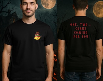 Shirt horrorfilmpersonages, shirt horrorvrienden, horrorfilmparodie, halloweenshirt, shirt Halloween-horrorfilm, Halloweenfeest