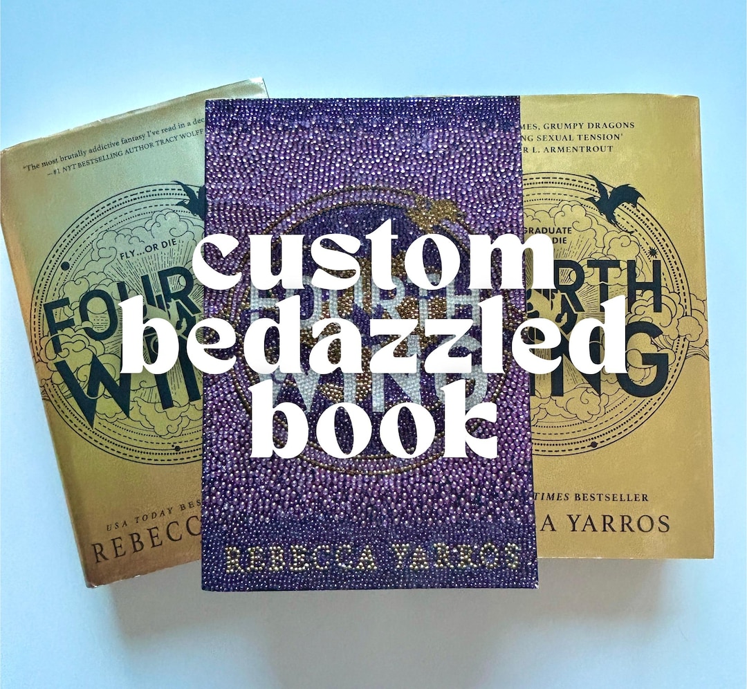 Custom Bedazzled Book - Etsy