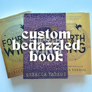 Libro personalizado con adornos deslumbrantes