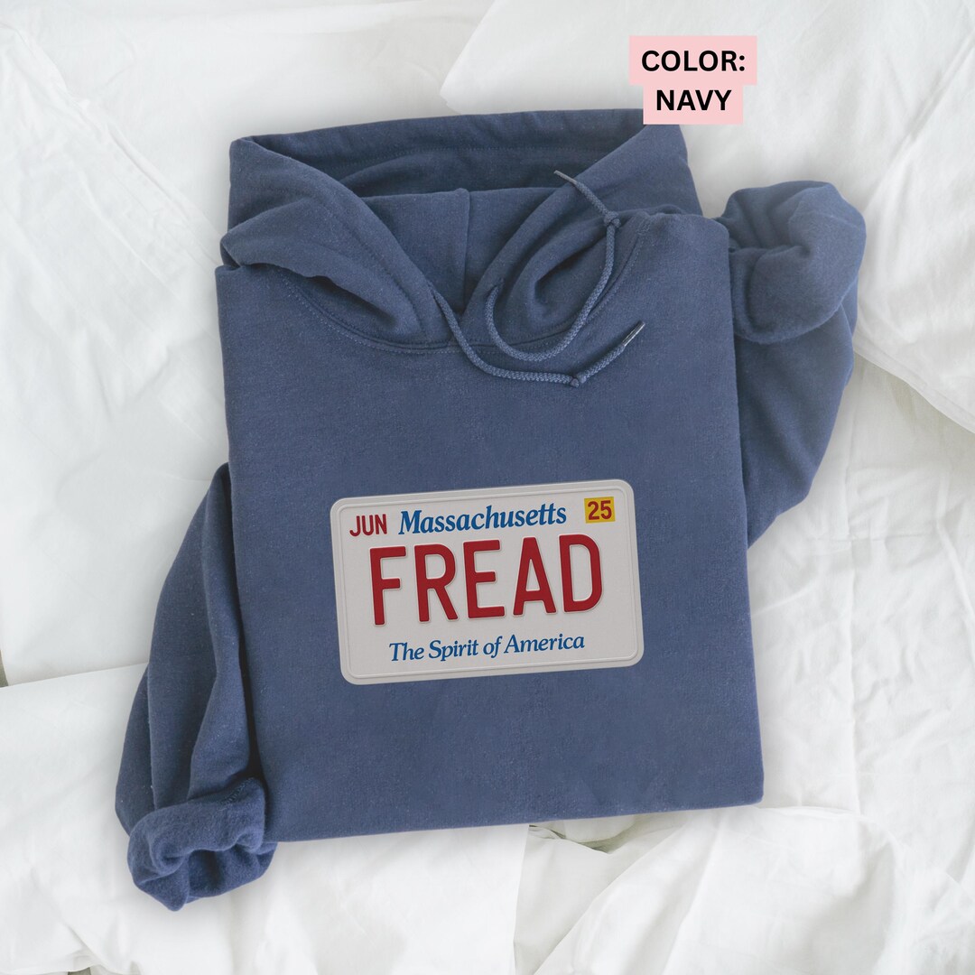 FREAD Massachusetts License Plate Hoodie - Karen Read Trial True Crime ...