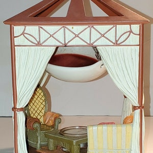 Yankee Candle Garden Gazebo Tart Warmer  9” Tall  - Tea Light - Retired