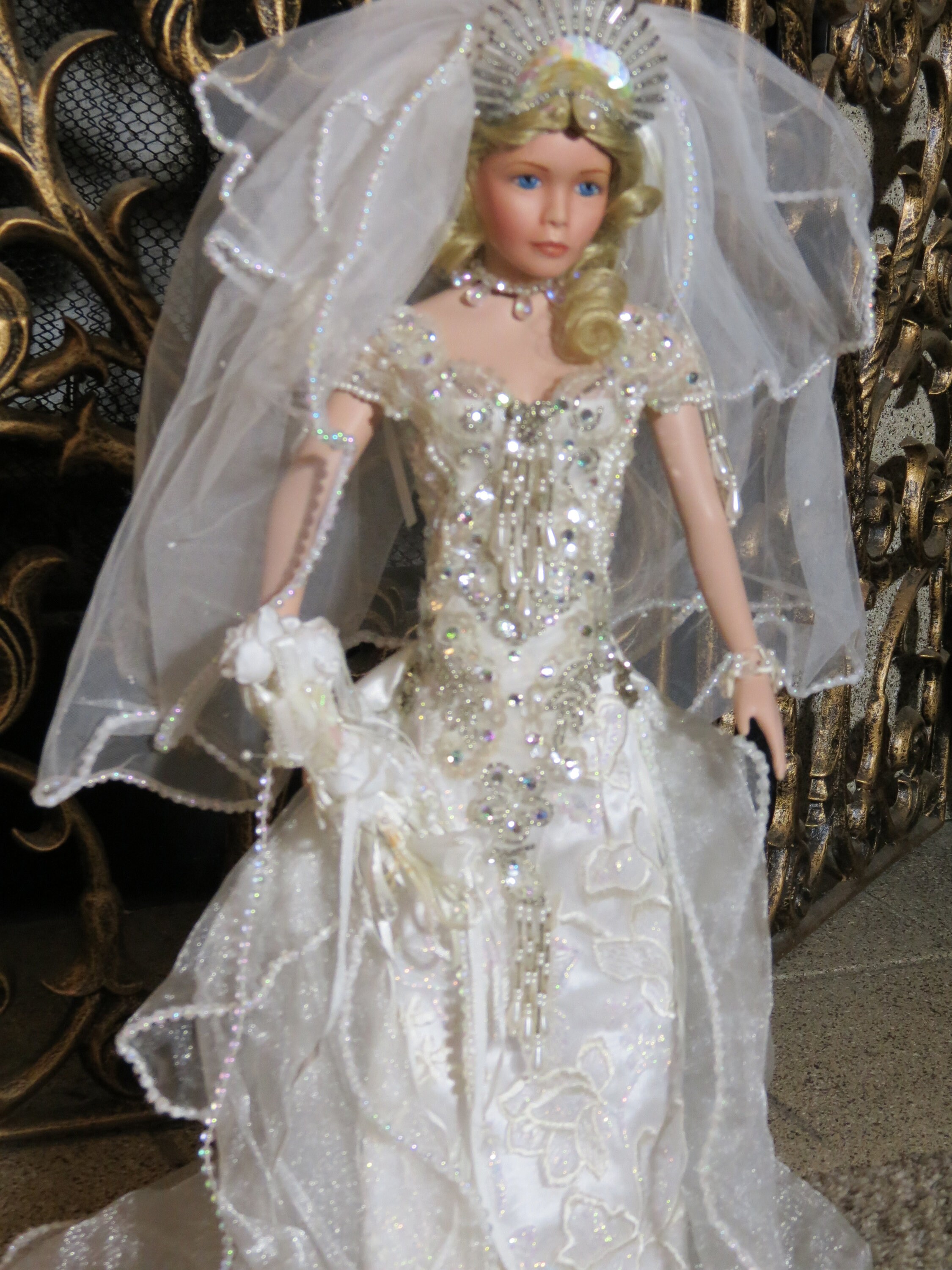 Rustie Doll serenity Limited Edition 592/2000 in Box W/COA Bride Doll ...