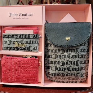 CHRISTMAS - Juicy Couture - Gift Set - Change Purse/Crossbody Bag/Credit Card Holder