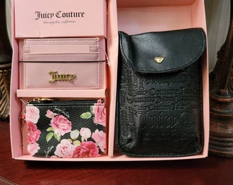 CHRISTMAS - Juicy Couture - Gift Set - Change Purse/Crossbody Bag/Credit Card Holder