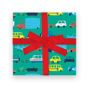 GIFT WRAP -  Cars and Trucks