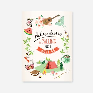 NOTEBOOK Sketchbook Journal - aventura en el campamento al aire libre