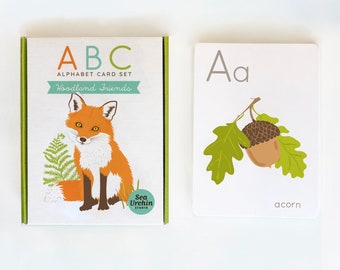 ABC Card Set | Woodland