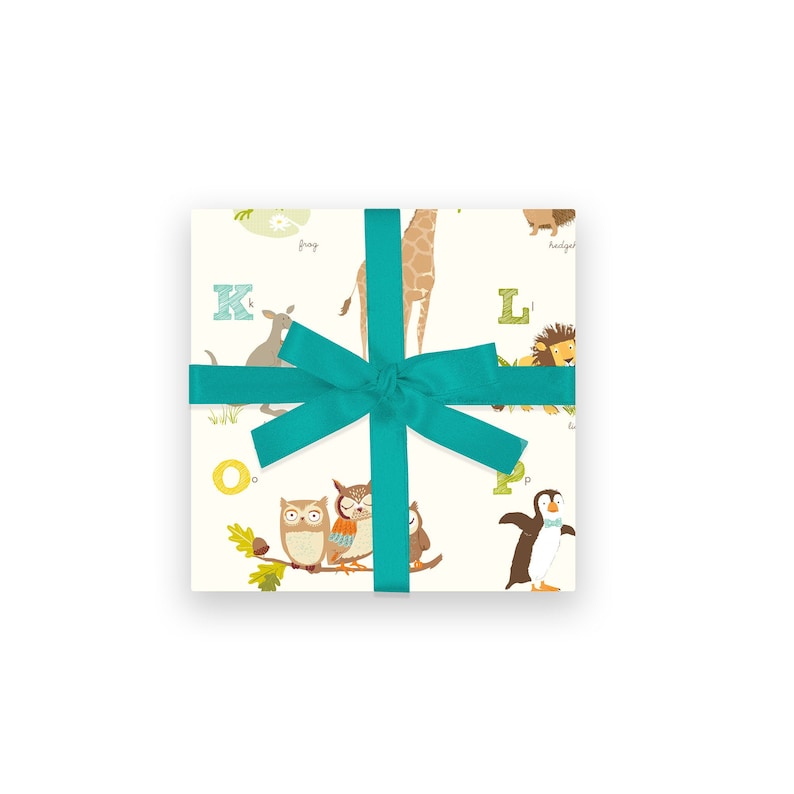 GIFT WRAP ABC Animals image 1