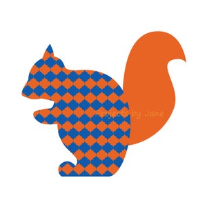 Squirrel applique template PDF applique pattern applique template image 2