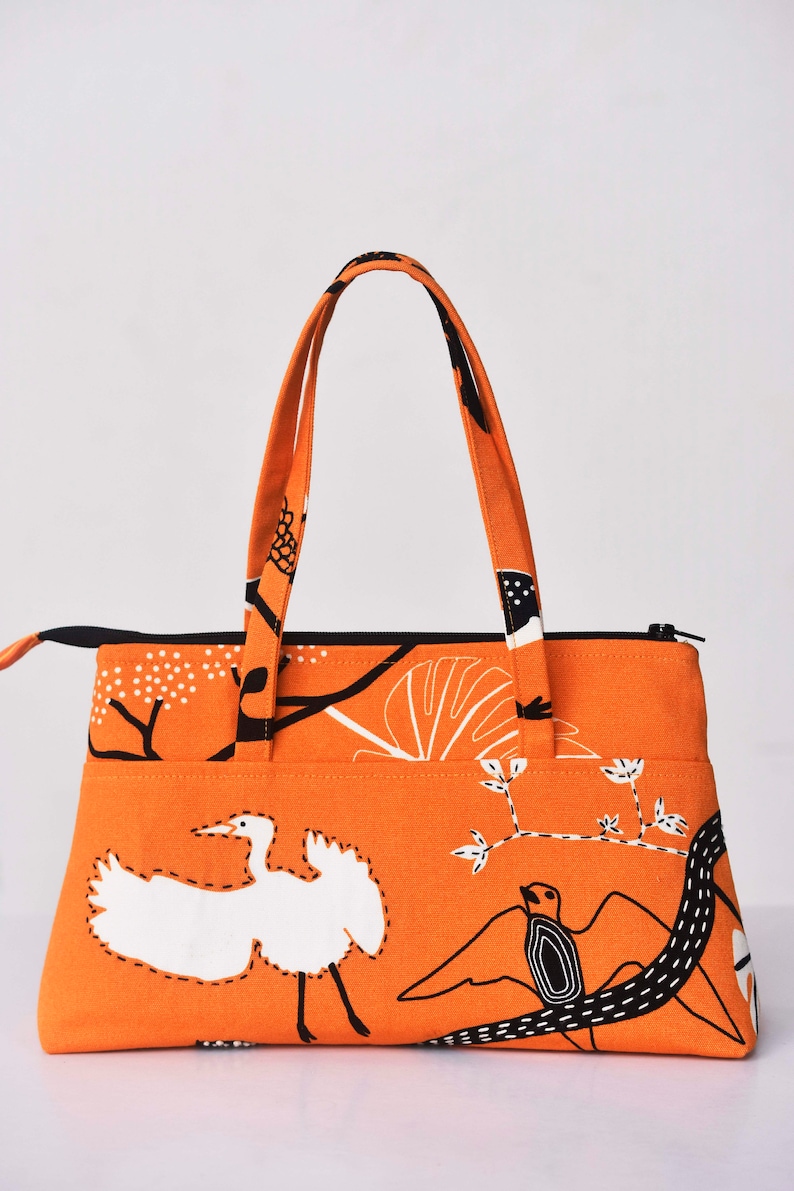 Easy Zipper Handbag Pattern PDF Sewing Pattern Bag Sewing Pattern Great for beginners image 2