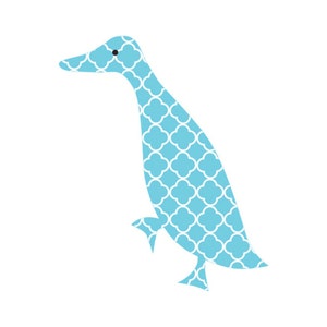 Walking Duck Applique Template | PDF Applique Pattern | Applique ...