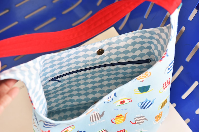 Easy Beginner Shoulder Bag Pattern PDF Sewing Pattern Bag Sewing Pattern image 4