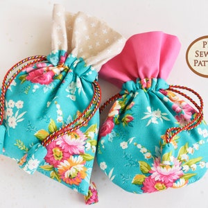 Easy Gift Pouch Pattern PDF Sewing Pattern Bag Sewing Pattern immagine 2