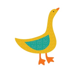 Goose applique template PDF applique pattern applique template image 1