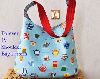 Easy Shoulder Bag Sewing Pattern | Beginner Friendly (PDF Pattern)