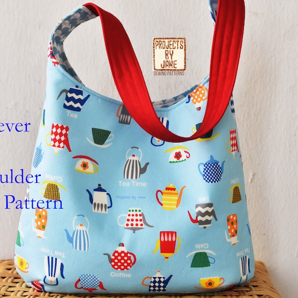 Easy Beginner Shoulder Bag Pattern | PDF Sewing Pattern | Bag Sewing Pattern |