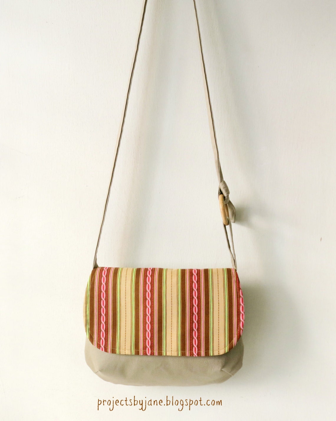EASY SLING Bag With Flap Instant Download - PDF Sewing Pattern and ...