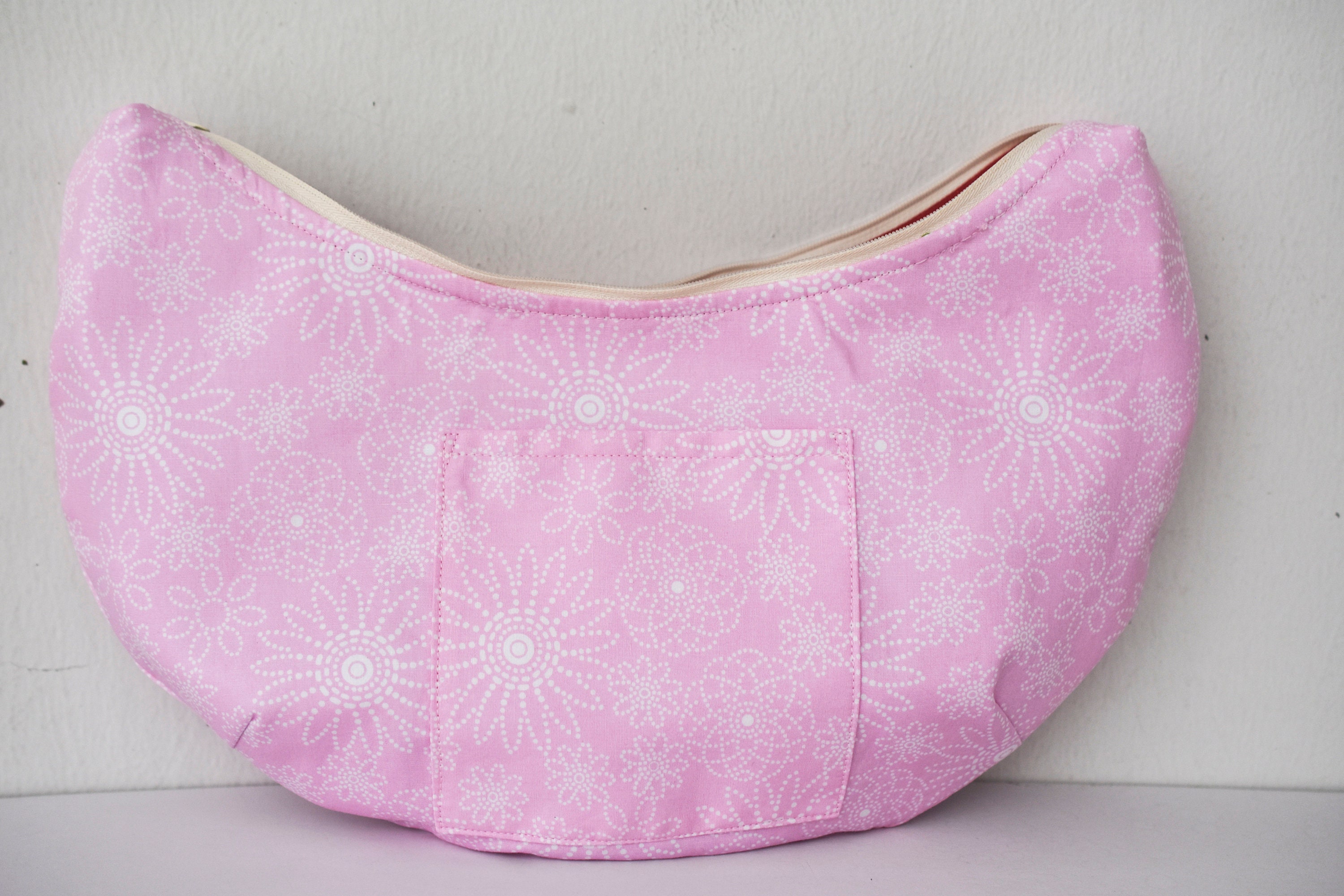 The Crescent Bag Pattern Zippered Curvy Bag Sewing Pattern Etsy