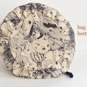 Easy Beginner Drawstring Bag Pattern Drawstring Pouch PDF Sewing Pattern Bag Sewing Pattern Poofy Drawstring Bag image 3