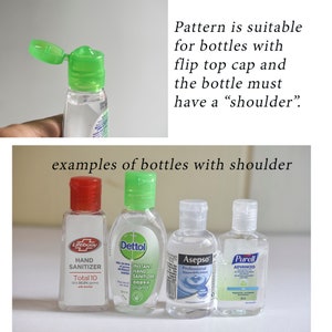 Easy Hand Sanitizer Holder Sewing Pattern INSTANT DOWNLOAD PDF Bag Sewing Pattern And Tutorial image 4