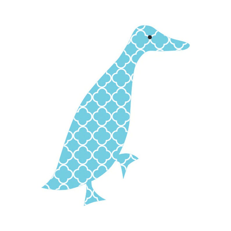 Walking Duck Applique Template PDF Applique Pattern - Etsy
