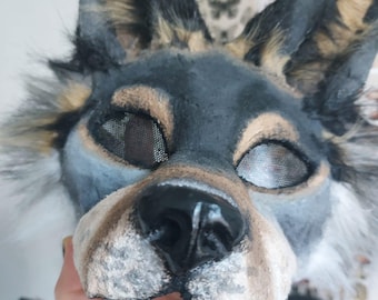 Maska wilka/kojota Therian