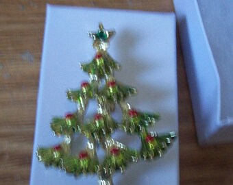 Gerry's Christmas Tree Brooch.