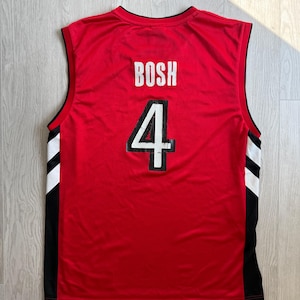 Vintage Reebok Toronto Raptors Chris Bosh #4 Jersey – Made in Korea – Size L