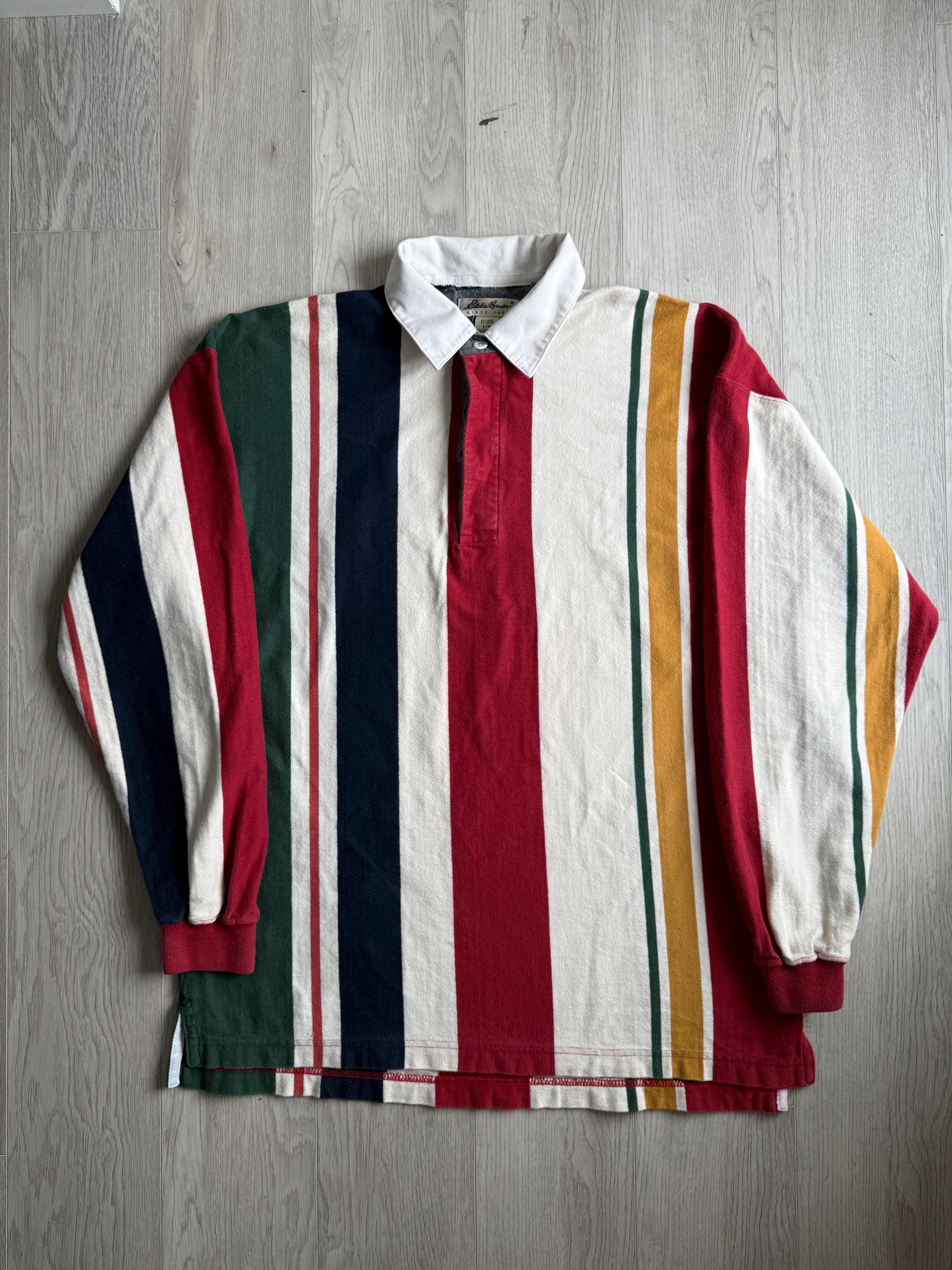 90s Colorblock Rugby - Etsy